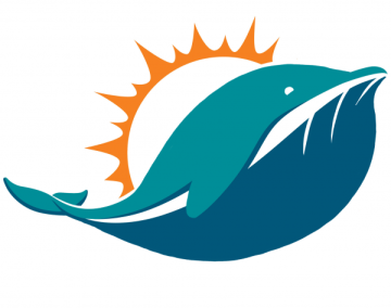 Miami Dolphins Fat Logo DIY iron on transfer (heat transfer)